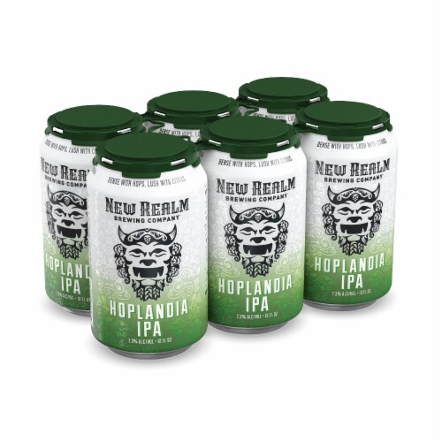 New Realm Brewing Hoplandia IPA Perspective: front