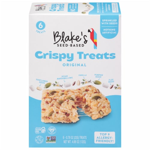 Blakes Seed Based Bar Strawberry Rice Treats Crispy 4.68 oz (Pack