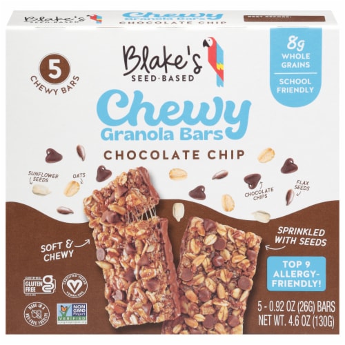 Blake's Chocolate Chip Chewy Granola Bars Perspective: front