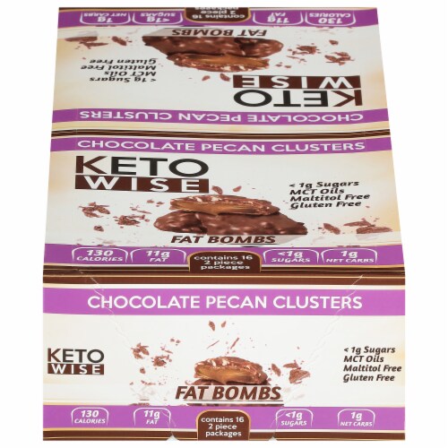 Keto Wise Pecan Clusters Perspective: front