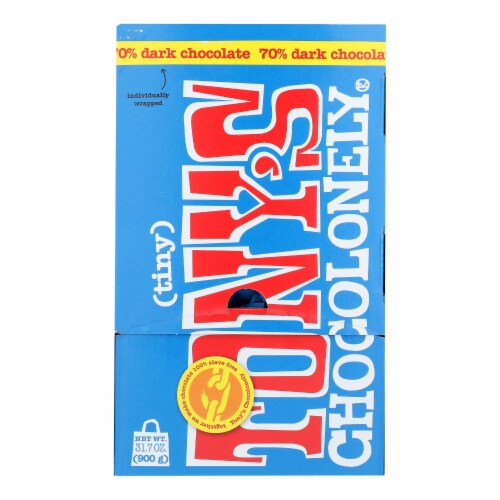 Tony's Chocolonely® Dark Chocolate Tiny Tony's Bites Perspective: front