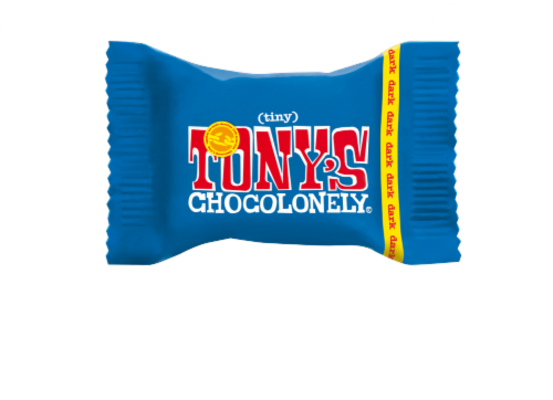Tony's Chocolonely Tiny Dark Chocolate Bar Perspective: front