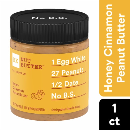 RX Nut Butter Honey Cinnamon Peanut Butter Perspective: front