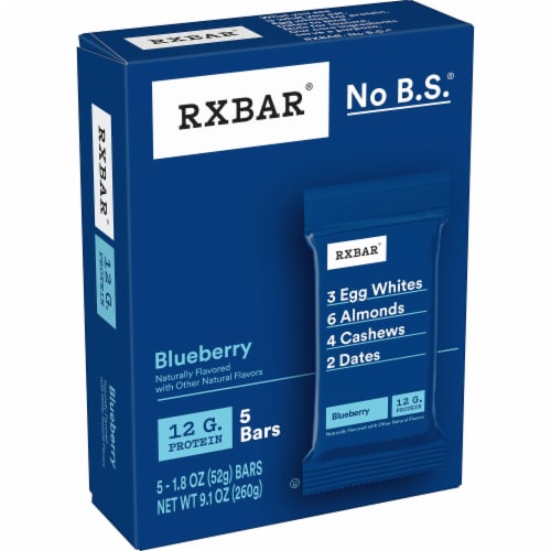 RXBAR® Blueberry Protein Bars Perspective: front