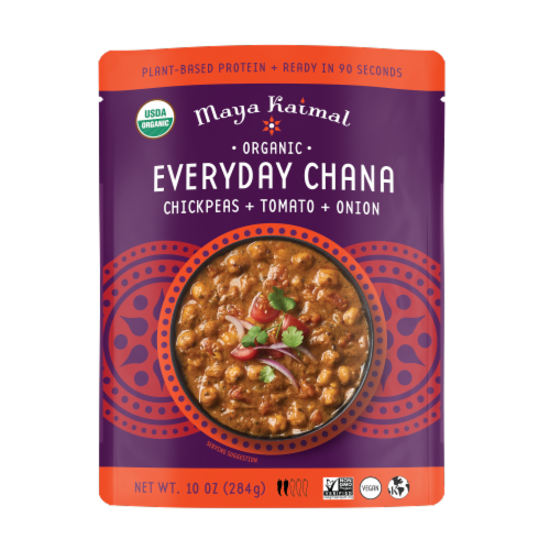 Maya Kaimal Chickpea + Tomato + Onion Everyday Chana Curry Perspective: front