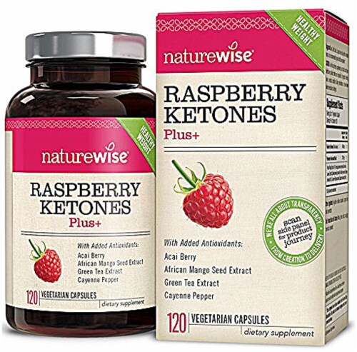 Naturewise Raspberry Ketones Plus Perspective: front