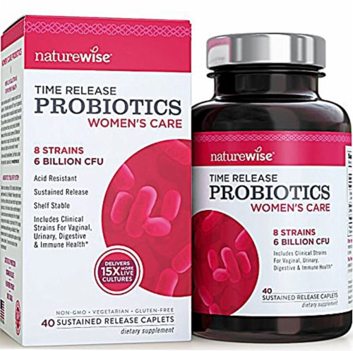 Naturewise  Time Release Women's Care Probiotics Perspective: front