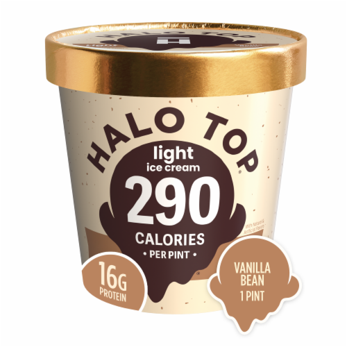 Halo Top® Vanilla Bean Light Ice Cream Pint, 16 oz