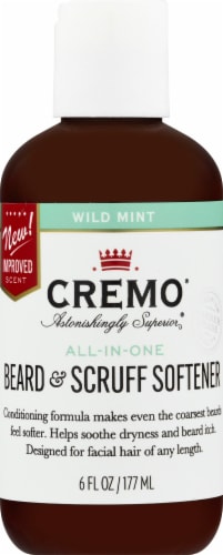 Cremo Mint Blend Beard & Scruff Softener Perspective: front