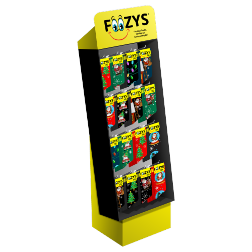 Foozys Men's Holiday Novelty Socks Perspective: front
