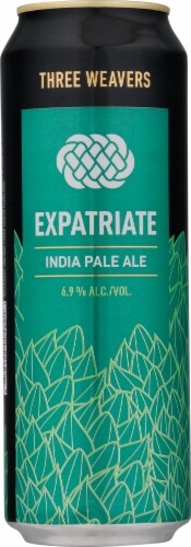 Three Weavers Brewing Expatriate India Pale Ale Perspective: front