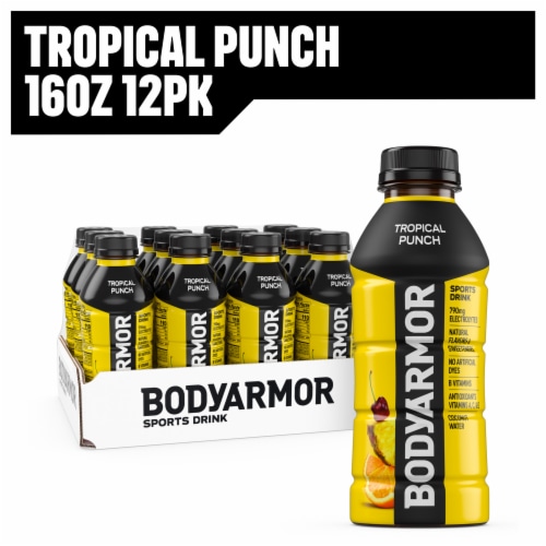 BODYARMOR® Sports Drink Tropical Punch Bottles Perspective: front