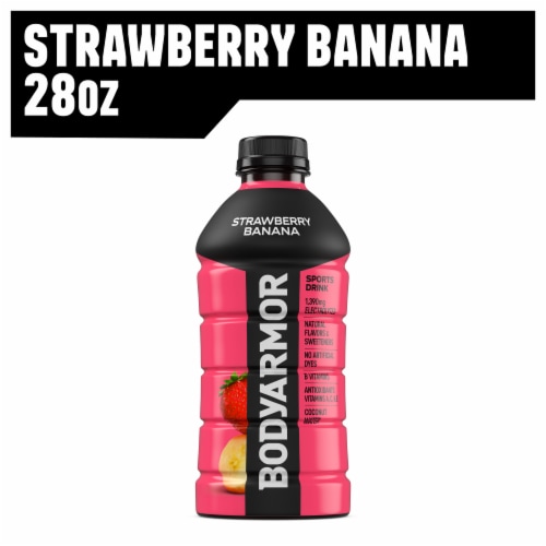 BODYARMOR SuperDrink Strawberry Banana Sports Drink Perspective: front