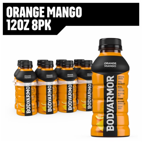BODYARMOR SuperDrink Orange Mango Sports Drink Perspective: front