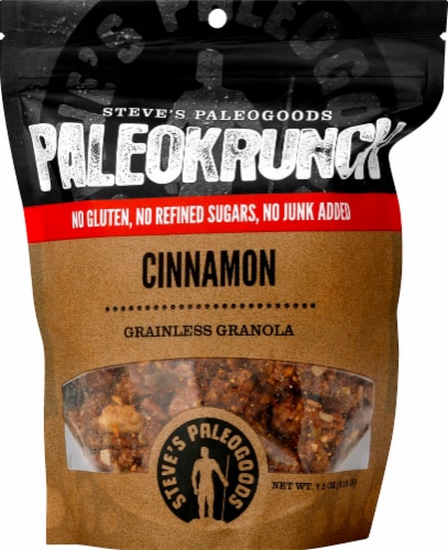 Steves PaleoKrunch Grainless Granola Cinnamon Perspective: front