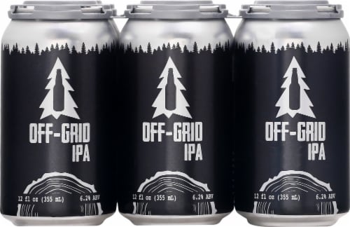 Backwoods Brewing Company Off-Grid IPA Perspective: front
