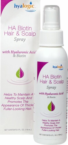 Hyalogic Hyaluronic Acid Biotin Hair & Scalp Spray Perspective: front