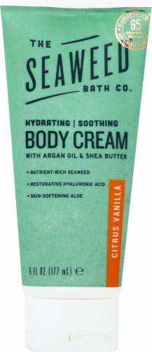 The Seaweed Bath Co. Citrus Vanilla Hydrating Soothing Body Cream Perspective: front