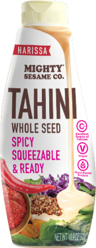 Mighty Sesame Co® Squeezable Harissa Tahini Perspective: front