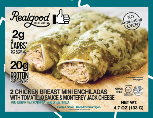 The Real Good Food Company Low Carb Chicken Enchiladas, 4.7 oz