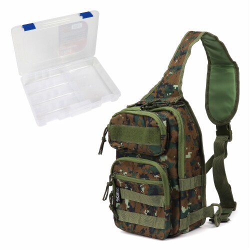 Osage River Osage River Fishing Sling Bag W/ Medium Tackle Box - Camo, 1 -  Kroger