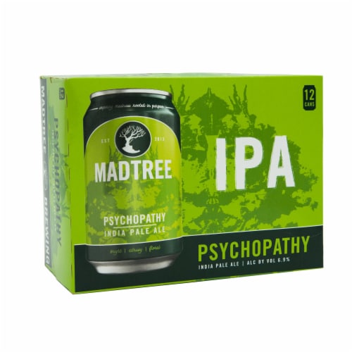 MadTree Brewing Company Psychopathy India Pale Ale Perspective: front