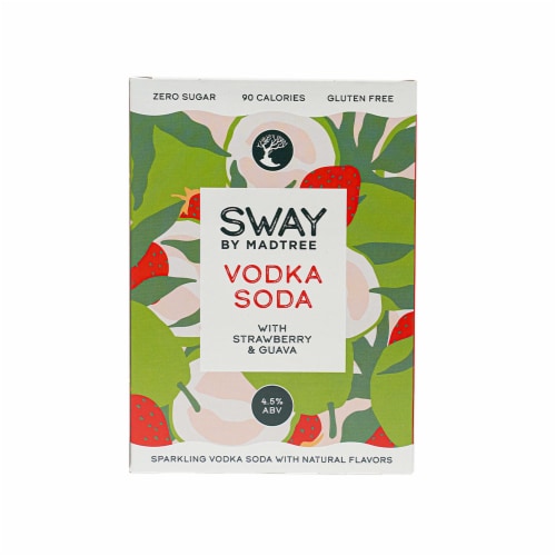 Madtree Brewing Company Strawberry & Guava Vodka Soda Ready to Drink Cocktail Perspective: front