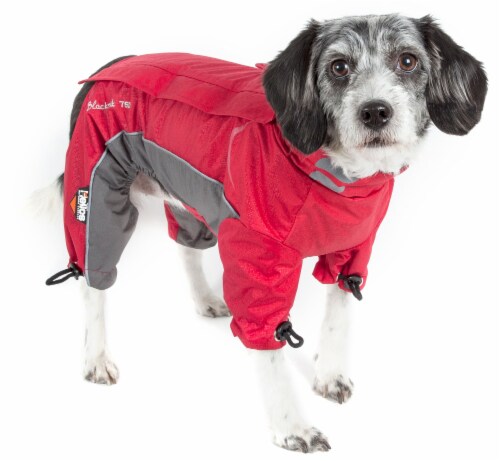 Dog Helios Blizzard Full-Bodied Adjustable and 3M Reflective Dog Jacket Perspective: front