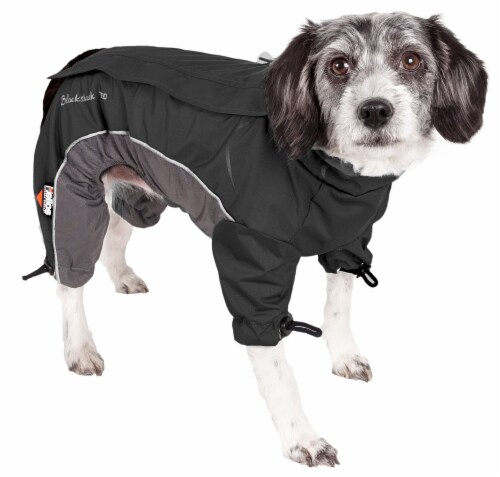 Dog Helios Blizzard Full-Bodied Adjustable and 3M Reflective Dog Jacket Perspective: front