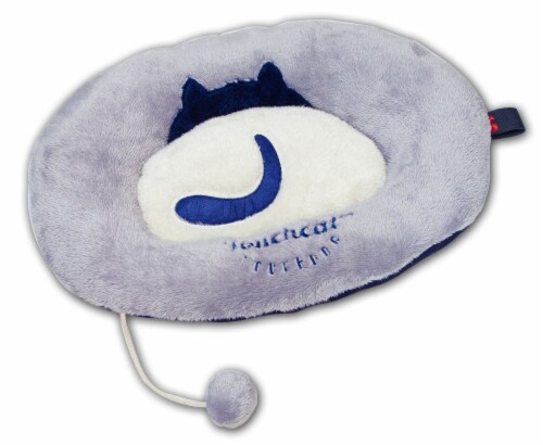 Touchcat 'Kitty-Tails' Fashion Designer Fashion Premium Cat Pet Bed Light Grey Perspective: front