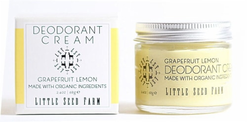 Little Seed Farm Grapefruit Lemon Deodorant Perspective: front