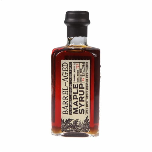 Woodinvile Maple Syrup Grade A Dark Whiskey Perspective: front