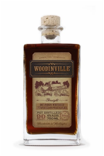 Woodinville Whiskey Co. Finished In Port Casks Special Limited Release Straight Bourbon Perspective: front