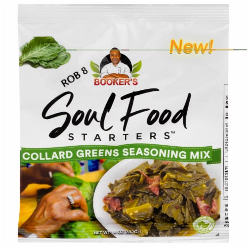 Booker's Soul Food Starters™ Collard Greens Seasoning Mix, 1.4 oz - Pay  Less Super Markets