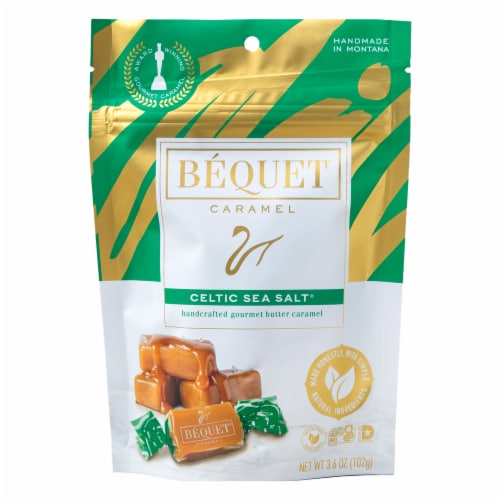 Béquet® Gourmet Celtic Sea Salt® Caramel Perspective: front