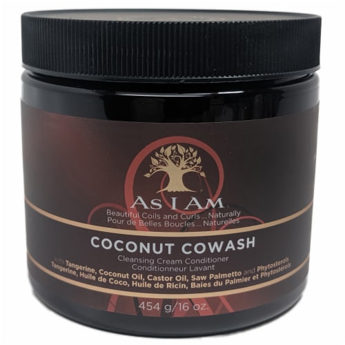 As I Am Coconut CoWash Cleansing Cream Conditioner Perspective: front