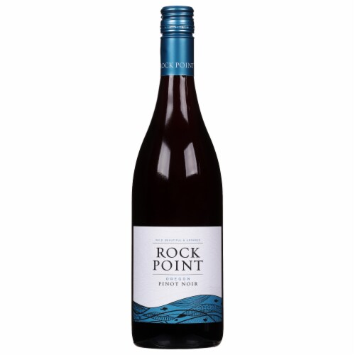 Oregon Del Rio Vineyard Rock Point Pinot Noir Wine Perspective: front