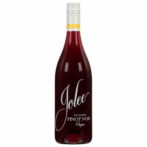 Jolee Semi-Sparkling Pinot Noir Oregon Chilled Red Wine Perspective: front