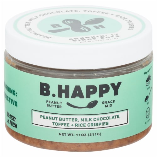 B.Happy Go Lucky Chocolate Toffee Peanut Butter Perspective: front