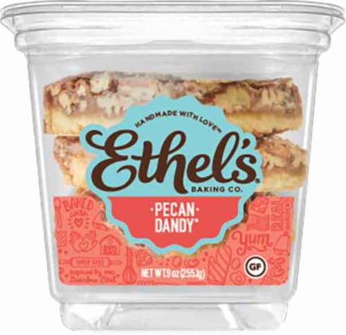 Ethel's Baking Co. Pecan Dandy Bars Perspective: front
