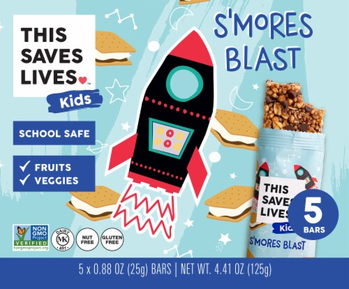 This Saves Lives™ Kids S'mores Blast Bars Perspective: front