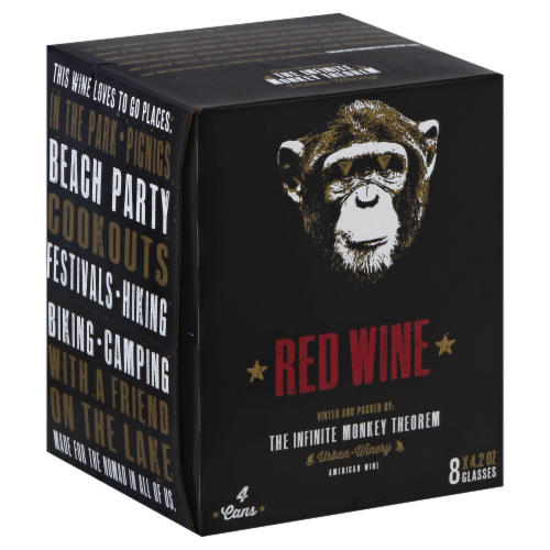 The Infinite Monkey Theorem California Red Wine Perspective: front