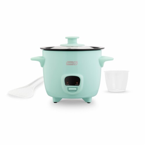 Dash Mini Rice Cooker - Aqua, 1 ea - Fry's Food Stores