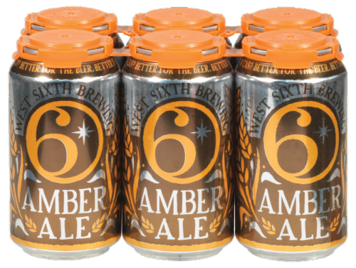 West Sixth Amber Ale Craft Beer Pack Perspective: front