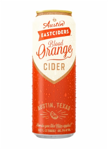 Austin Eastciders Blood Orange Cider Perspective: front