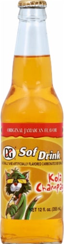 D&G Jamaican Kola Champagne Flavored Soda Perspective: front