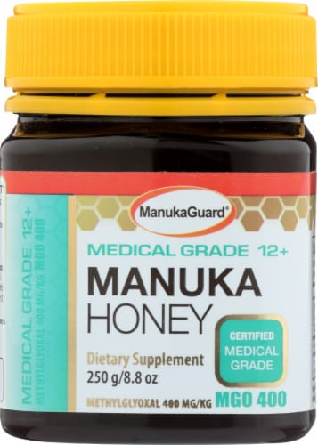 ManukaGuard® Medical Grade Manuka Honey Perspective: front