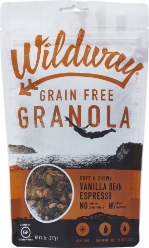 Wildway  Grain Free Granola Gluten Free   Vanilla Bean Espresso Perspective: front