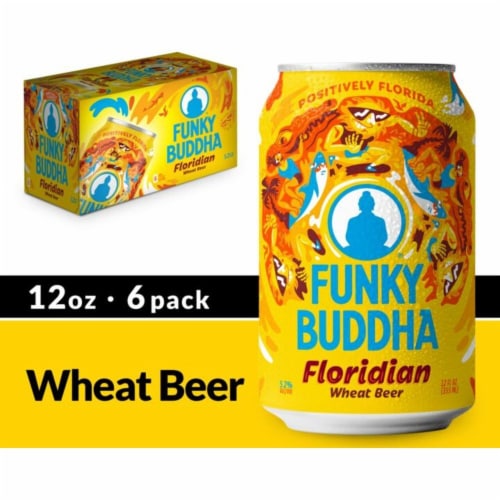 Funky Buddha Floridian Wheat Craft Beer Perspective: front