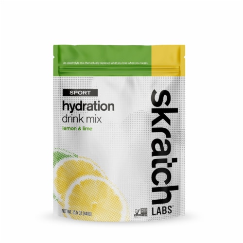 skratch LABS Lemon & Lime Hydration Drink Mix Perspective: front